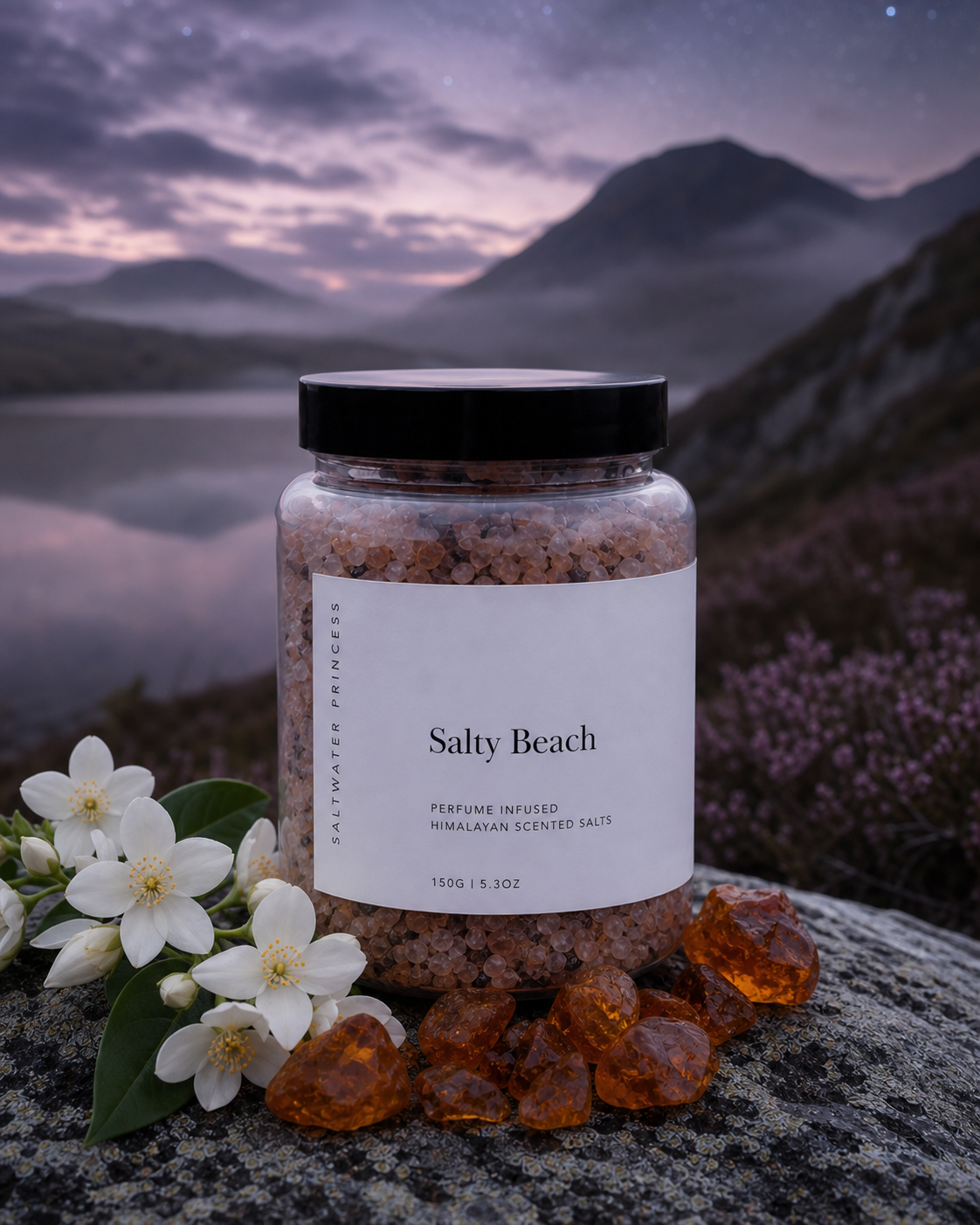 Saltwater Princess Himalayan scented salts